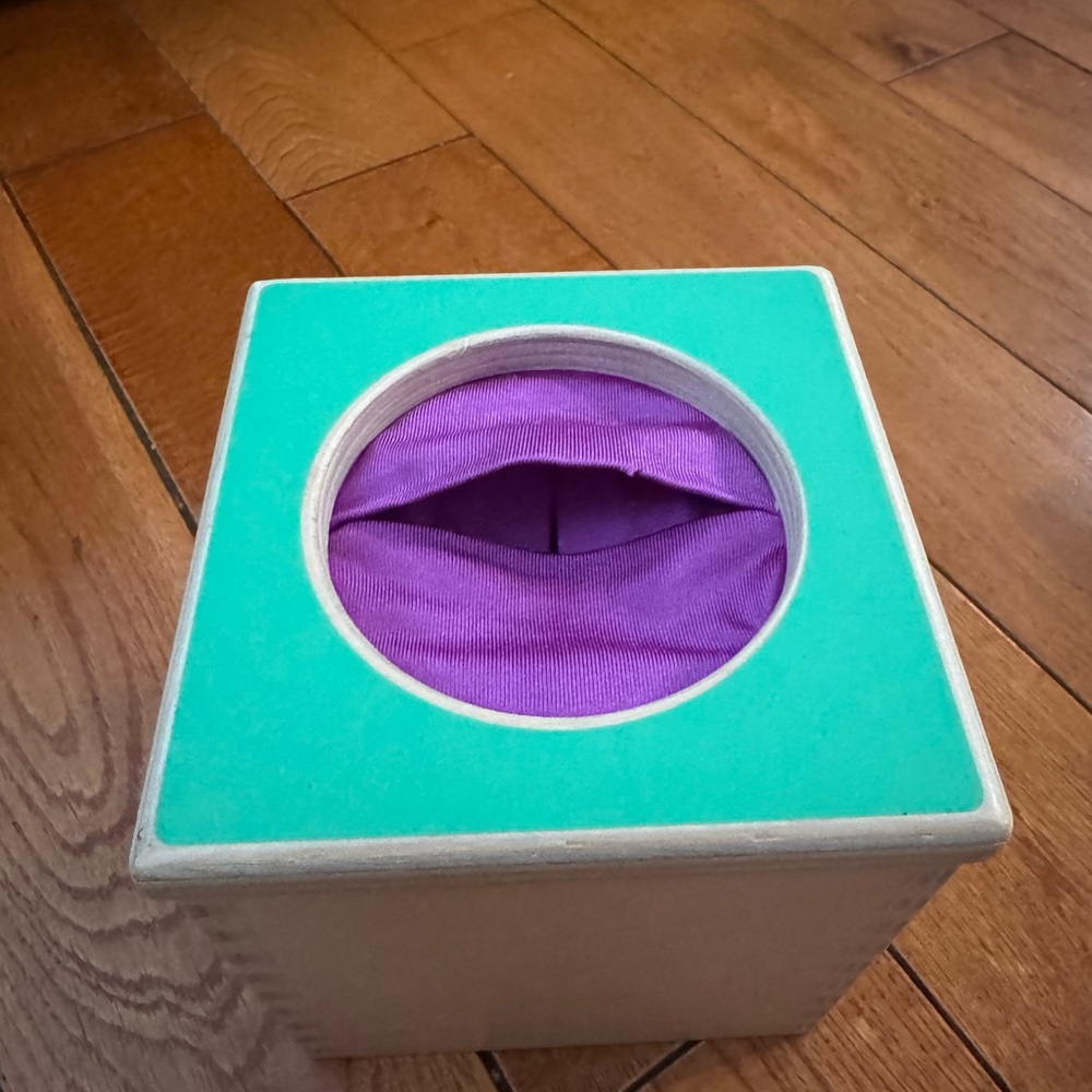 Lovevery Magic Tissue Box and tissues - The Senser Kit